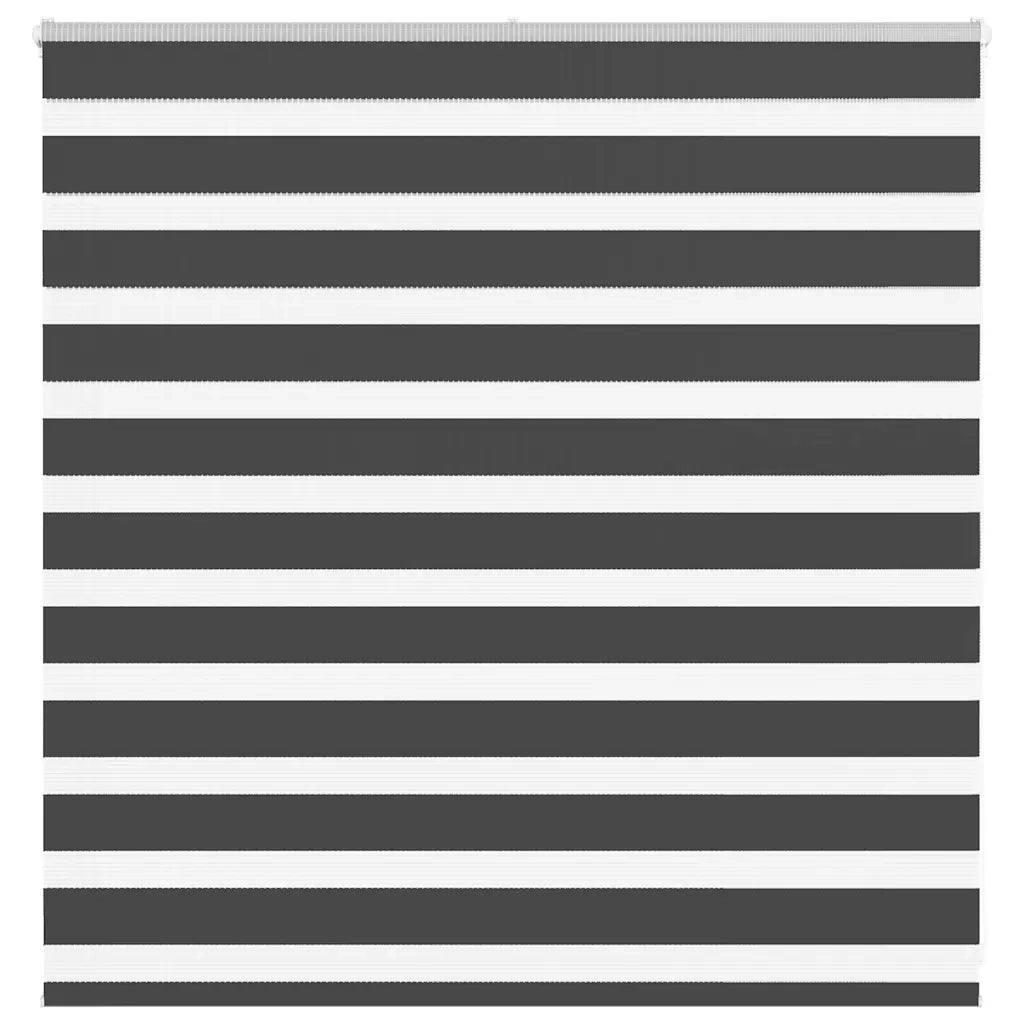 Tenda a Rullo Zebra Nero Larghezza Tessuto 140,9 cm Poliestere 4014218