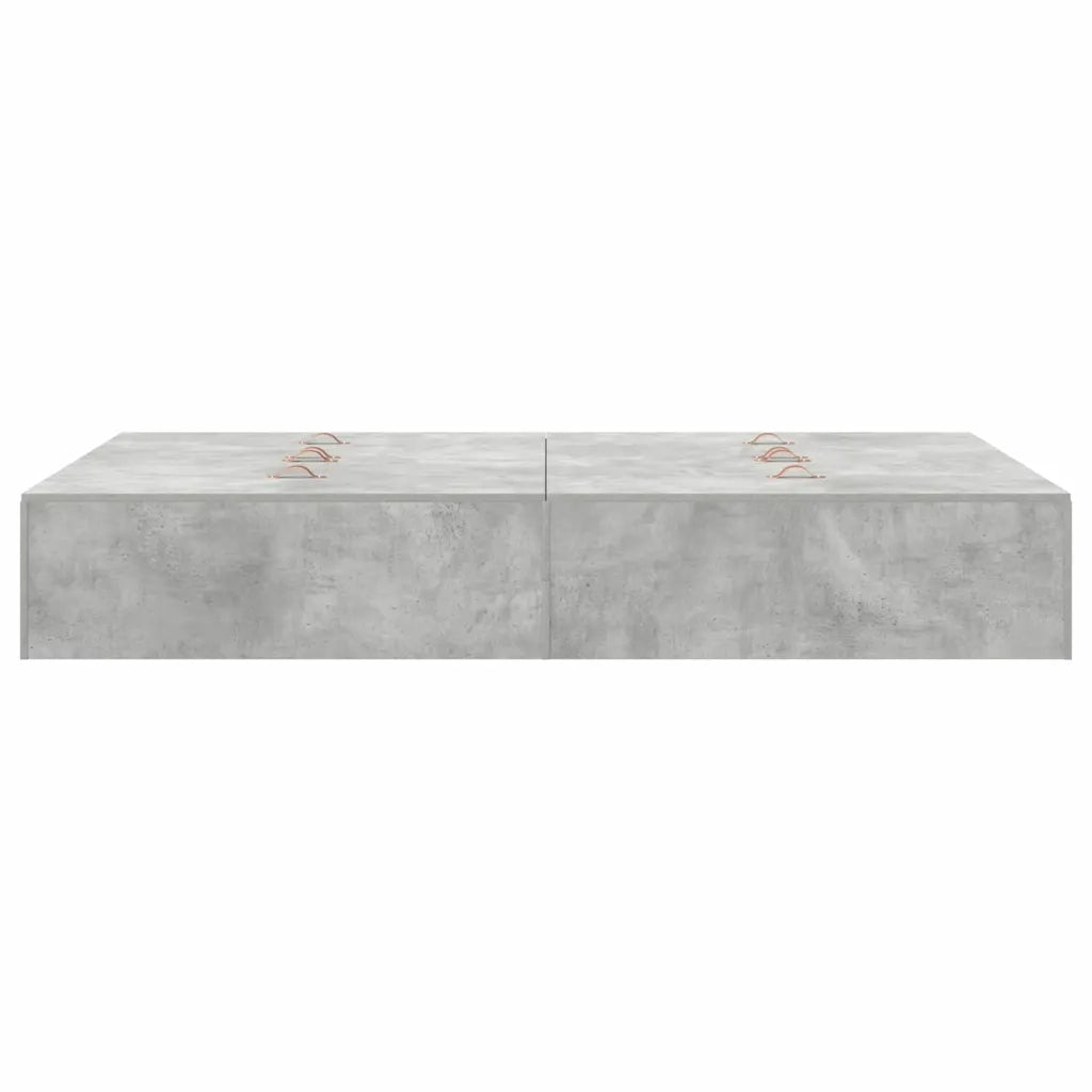 Struttura letto con contenitore Grigio cemento 120 x 190 cm 3335424