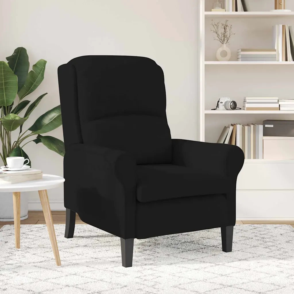 fauteuil Noir 76 x 94 x 102 cm Microfibre