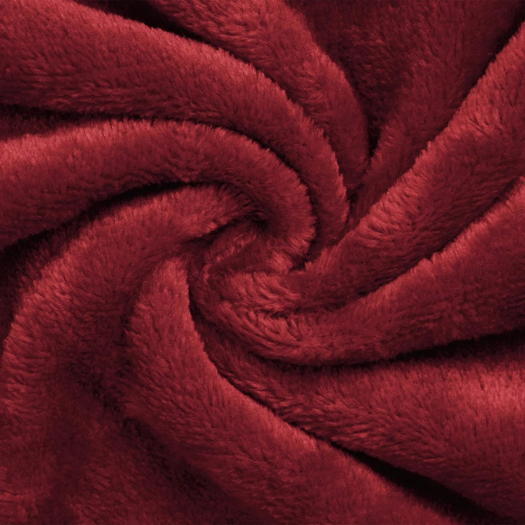 Felpa coperta Rosso Bordeaux M Pile e Flanella CFW5880923