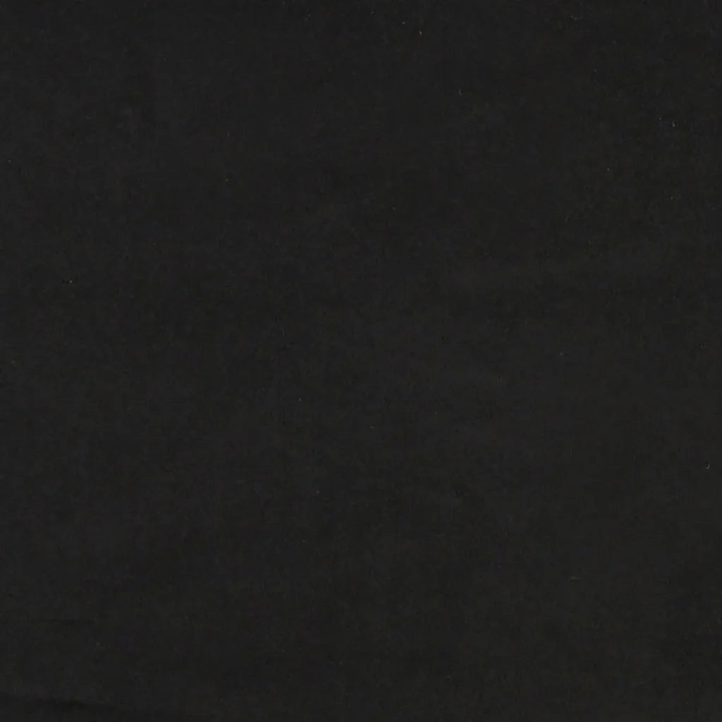 Coussin de tête de lit noir 120 cm velours