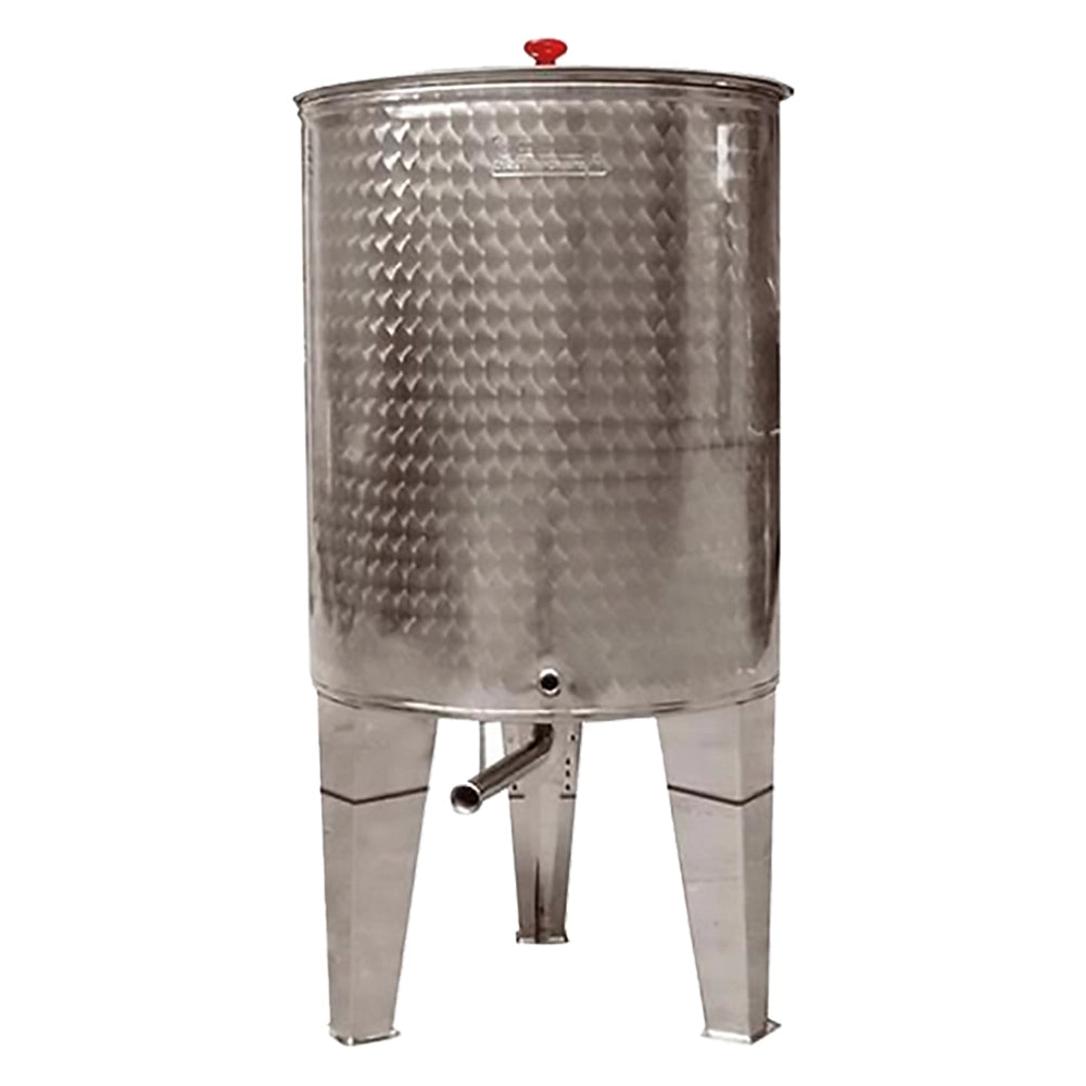 1pz botte per alimenti fondo conico 'cordivari' lt 500 - ã˜ 72,5 - h 166 cod:ferx.6500036nlm