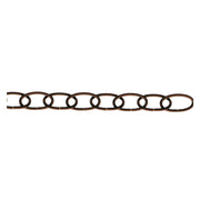 CATENA ORNAMENTALE OVALE 30 mt - ottonata  - AREF