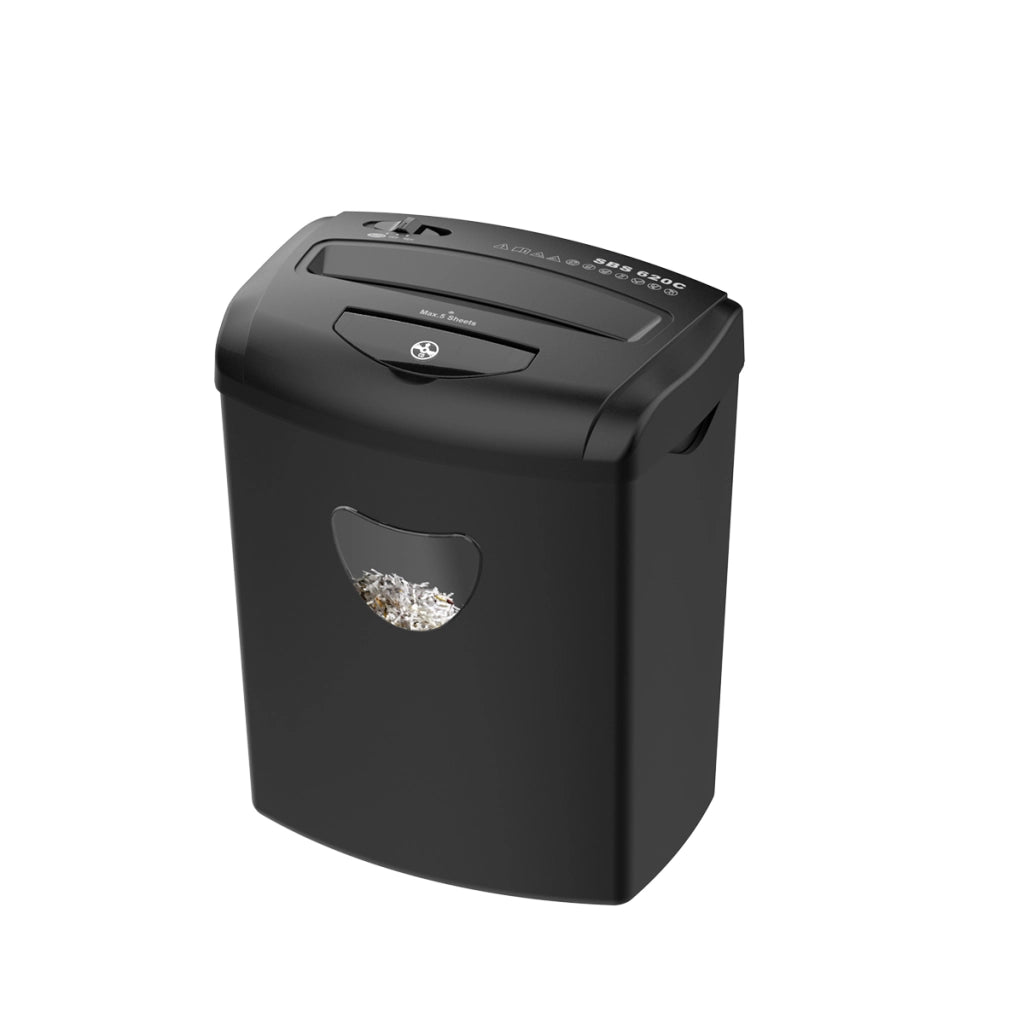 Distruggidocumenti per Ufficio Domestico, Taglio Incrociato 10 Fogli, Sicurezza P-4, Cestino 20 L, Anti-Inceppamento, Silenzioso, Distrugge Carte di Credito/Graffette, Maniglia Portatile