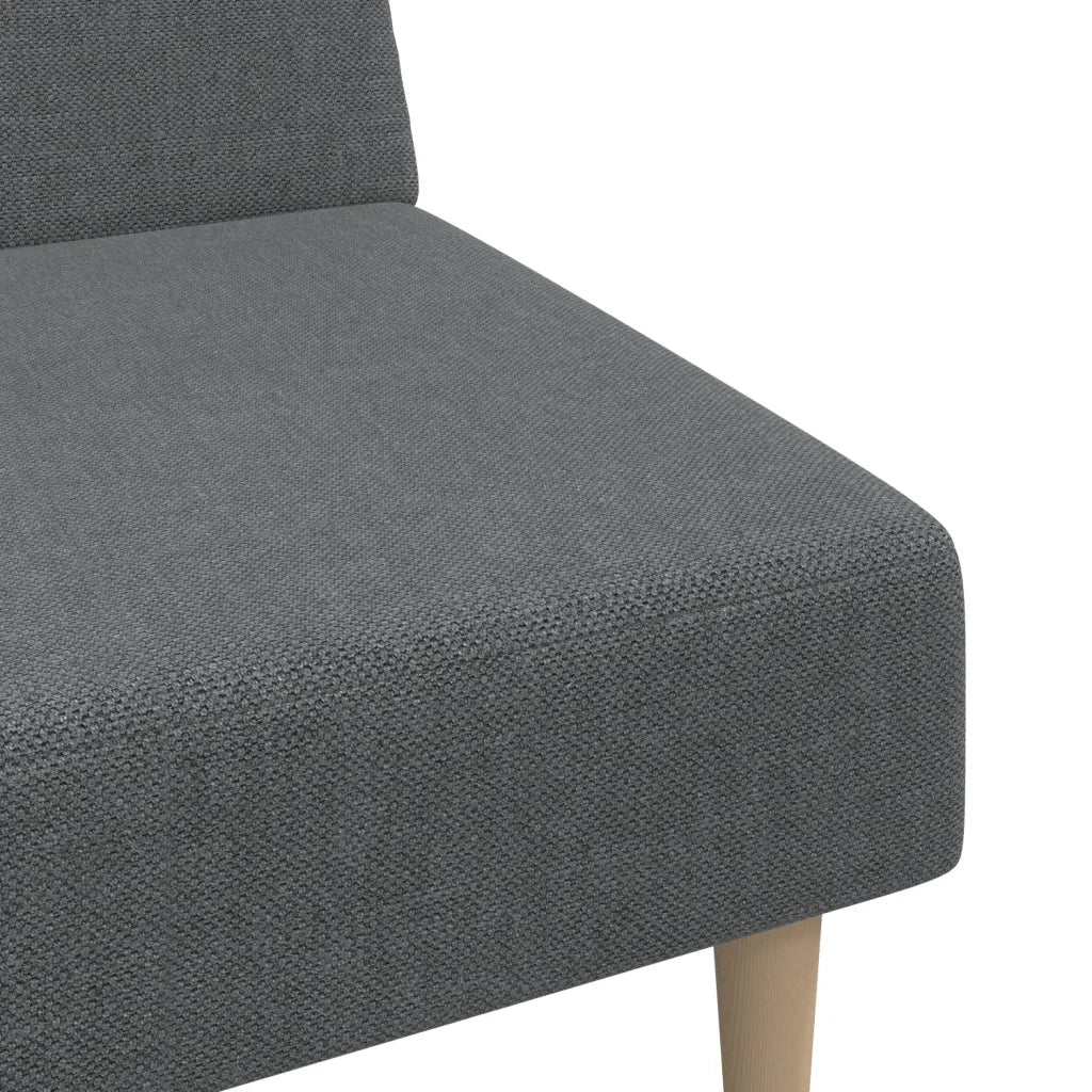 Divano letto | Sof¨¤ letto | Letto singolo a 2 Posti Grigio Chiaro in Tessuto