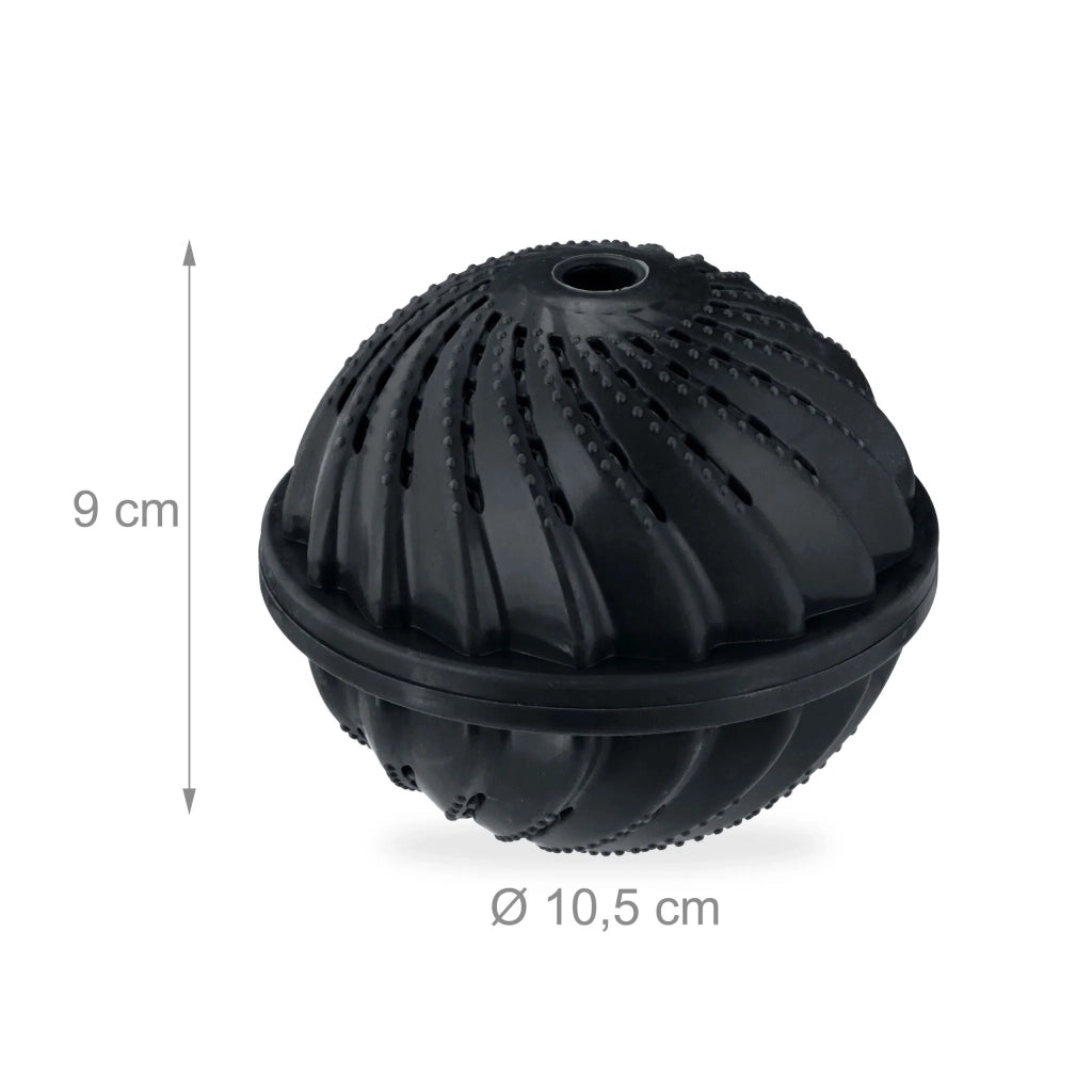 Set di 4 sfere da bucato riutilizzabili per tutti i tessuti fino a 1000 cicli in plastica nera 13_0014609