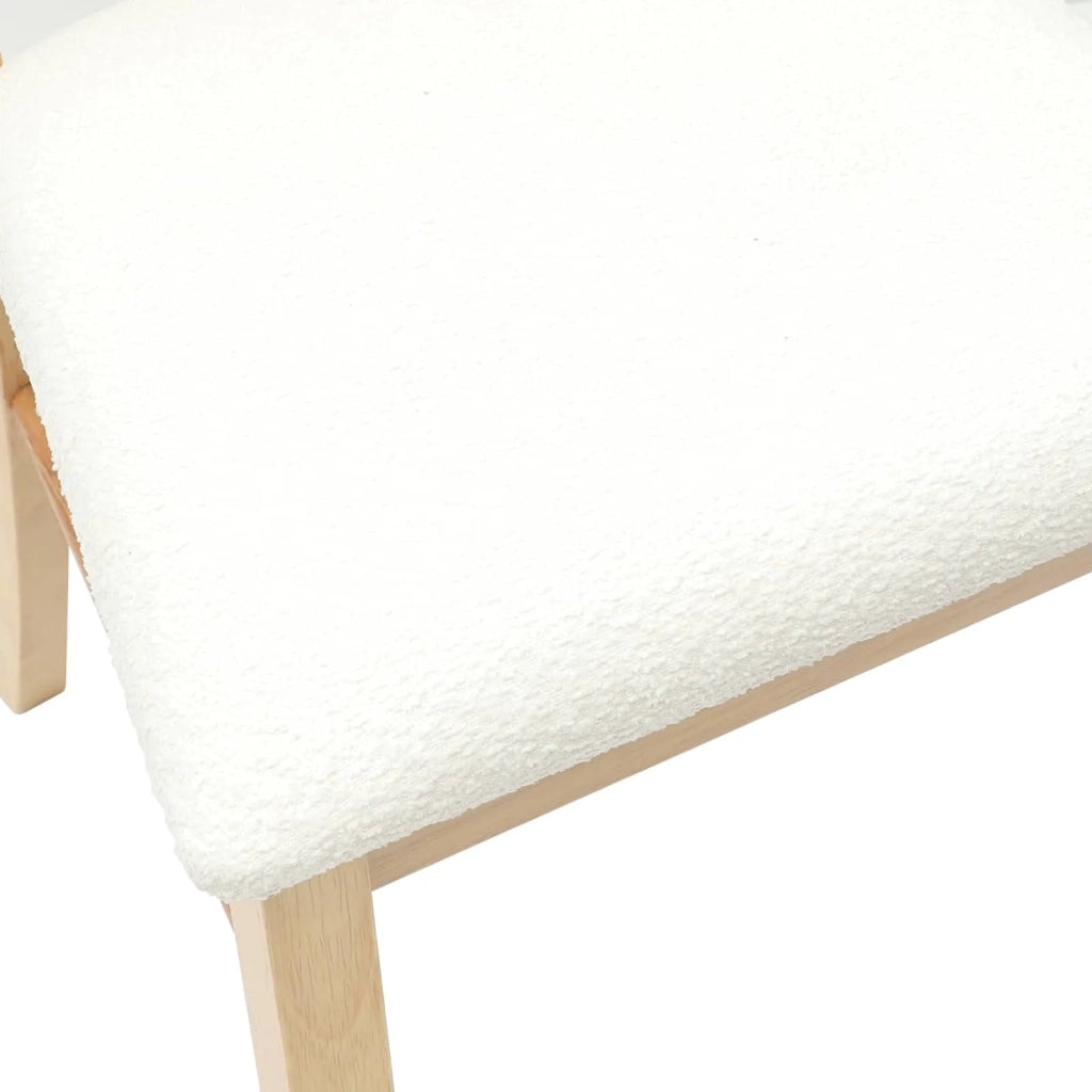 Sedie da pranzo 2 pcs Naturale 50 x 52,5 x 91 cm 42020455