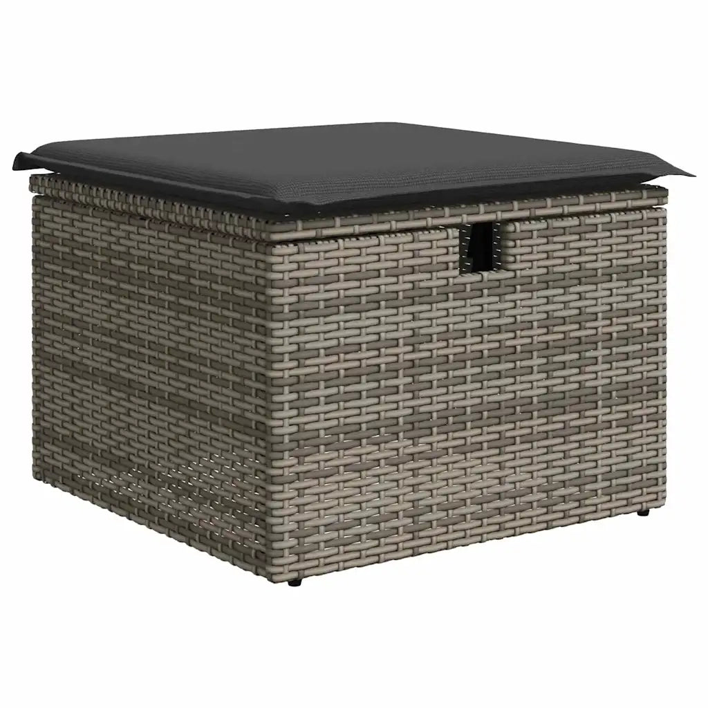 Set di divani con cuscino 4 pz | Set Salotto da Giardino polyrattan