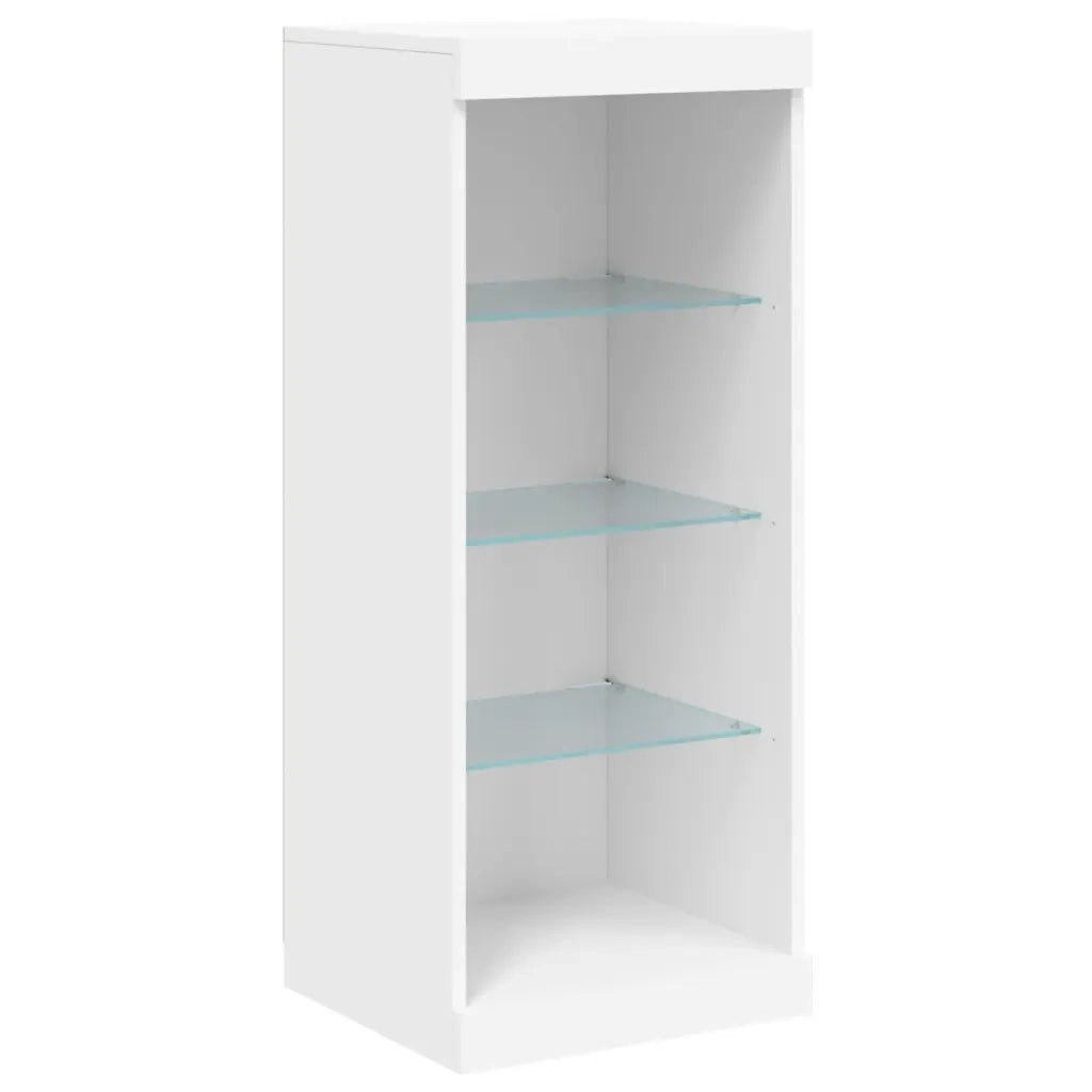 Credenza con Luci LED Bianca 41x37x100 cm 836728