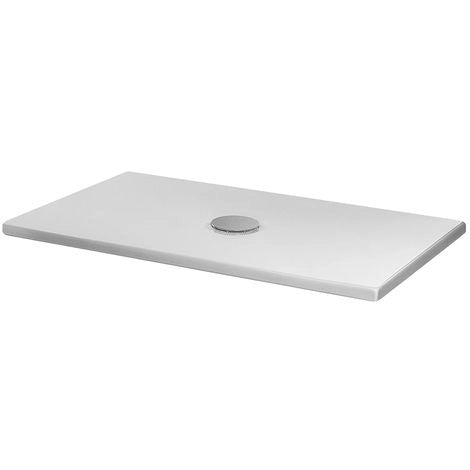 Piatto doccia in ceramica UNIKO alto 3 cm - Azzurra - Misura: 80 x 120 x 3h (tortora)