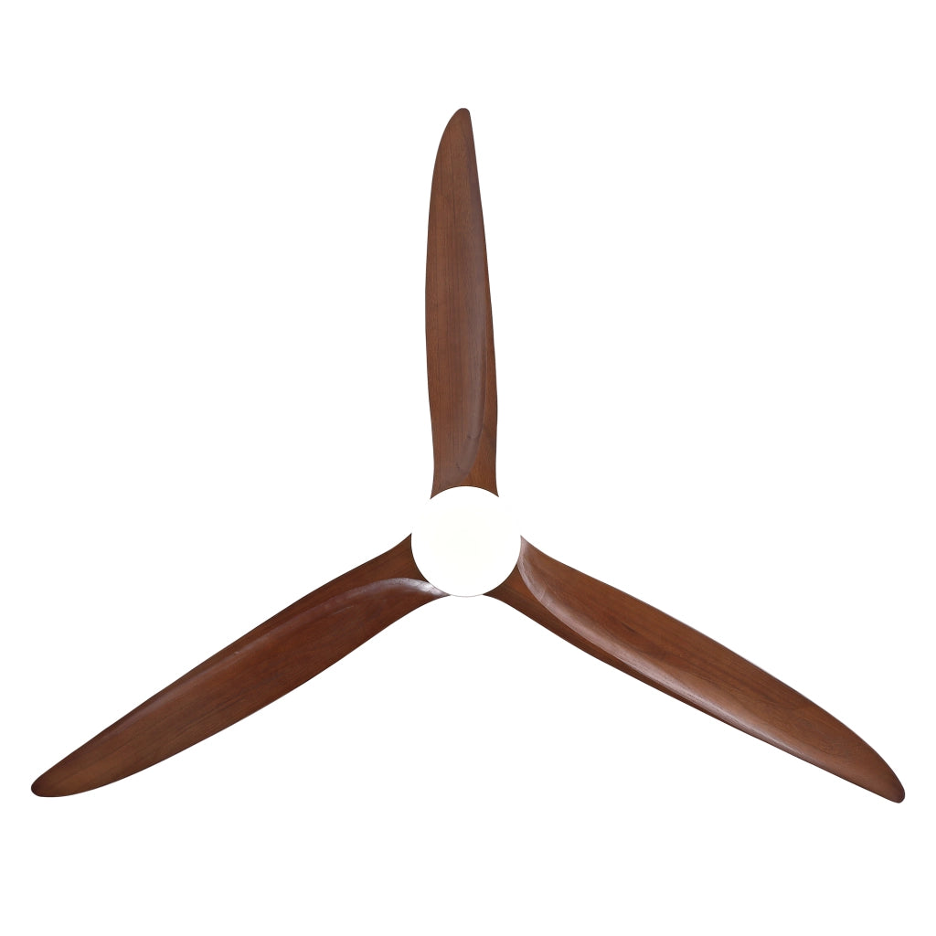 Ventilatore da soffitto moderno nero 72 pollici, pale in legno massello, motore DC reversibile, dimmerabile 3 tonalità, funzione memoria, con telecomando