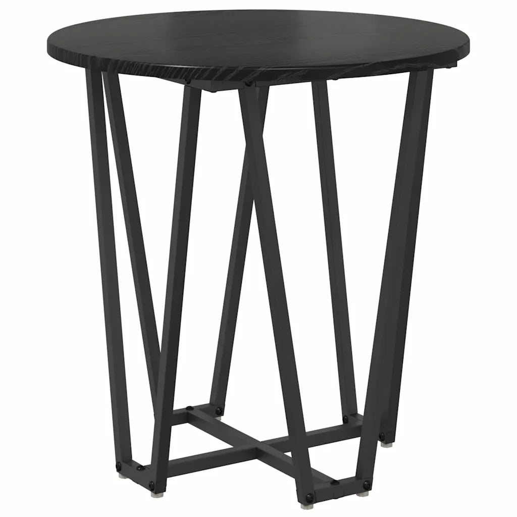 Set tavolini 2 pz | Tavolo laterale Rovere Nero