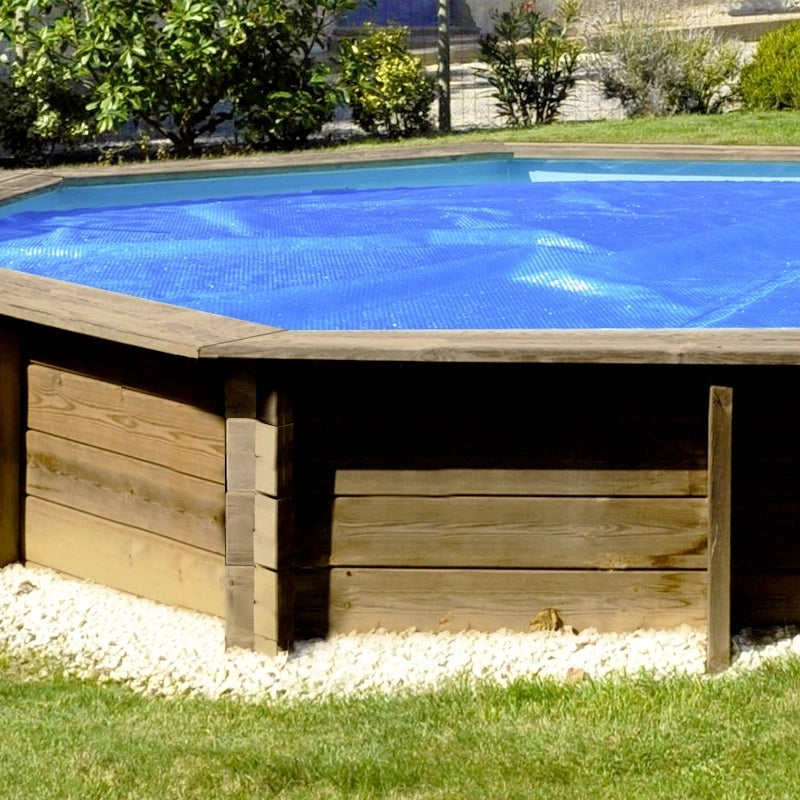 Copertura Isotermica a bolle BWT 280 gr/m² per piscine in legno BWT my POOL - Copertura Isotermica A Bolle Bwt 280 Gr/m² Per Piscine In Legno Bwt My Pool Modelli Tropic, Weva E Odyssea +840 Ottagonali - 7,89 X 4,35 M Dimensione piscina: Ø 3.79 m