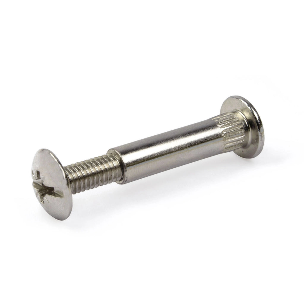 Viti di collegamento in ferro nichelato 30 - 43 mm. 4 pz.