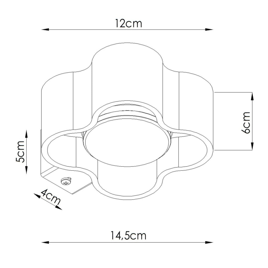 Applique OVIO rossa Gx53