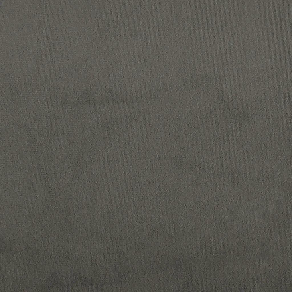 Testiera | Testata Grigio Scuro 200x5x118/128 cm Velluto