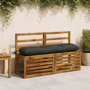 Cuscino per panchina VIANEN 100% Poliestere Antracite 952576