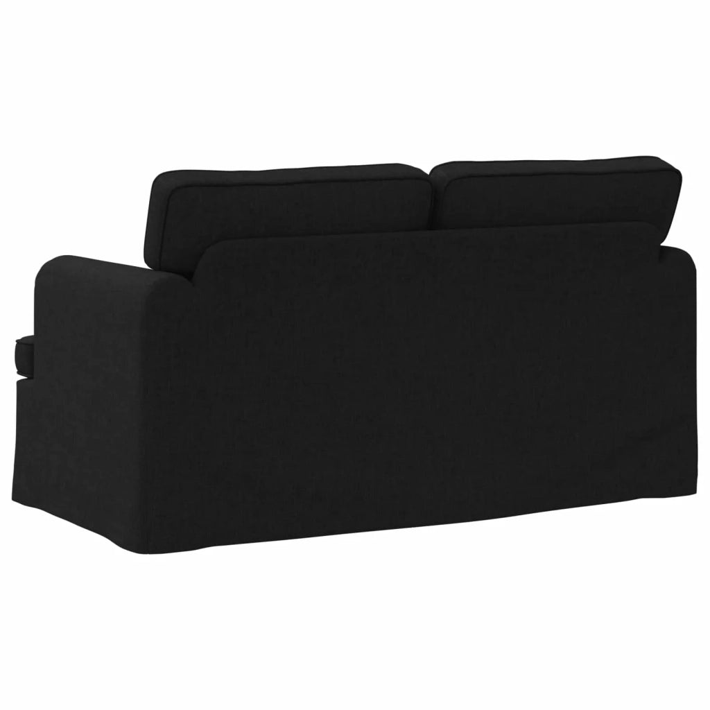 Divano Nero 144 x 80 x 85 cm Tessuto 42024485