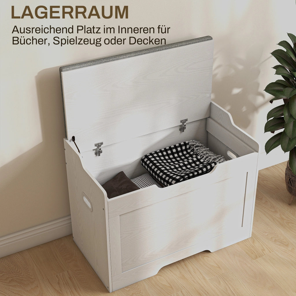 Poltrona con vano contenitore ¨C zephmum ¨C bianco