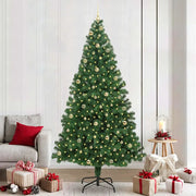 Albero di Natale artificiale con 300 LED Verde 240 cm