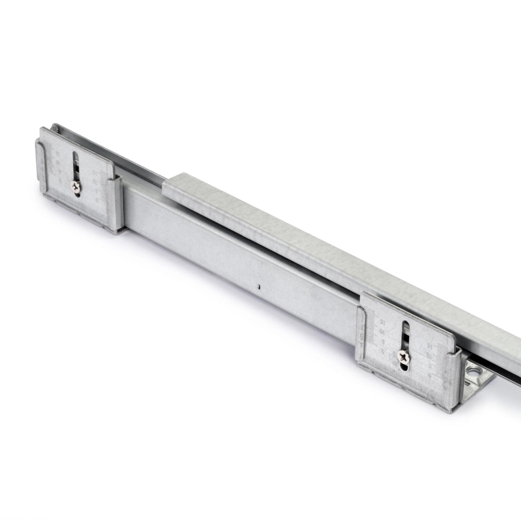 Kit Cestello in Filo Metallico e Telaio per Armadio 600 mm in Alluminio e Plastica Emuca