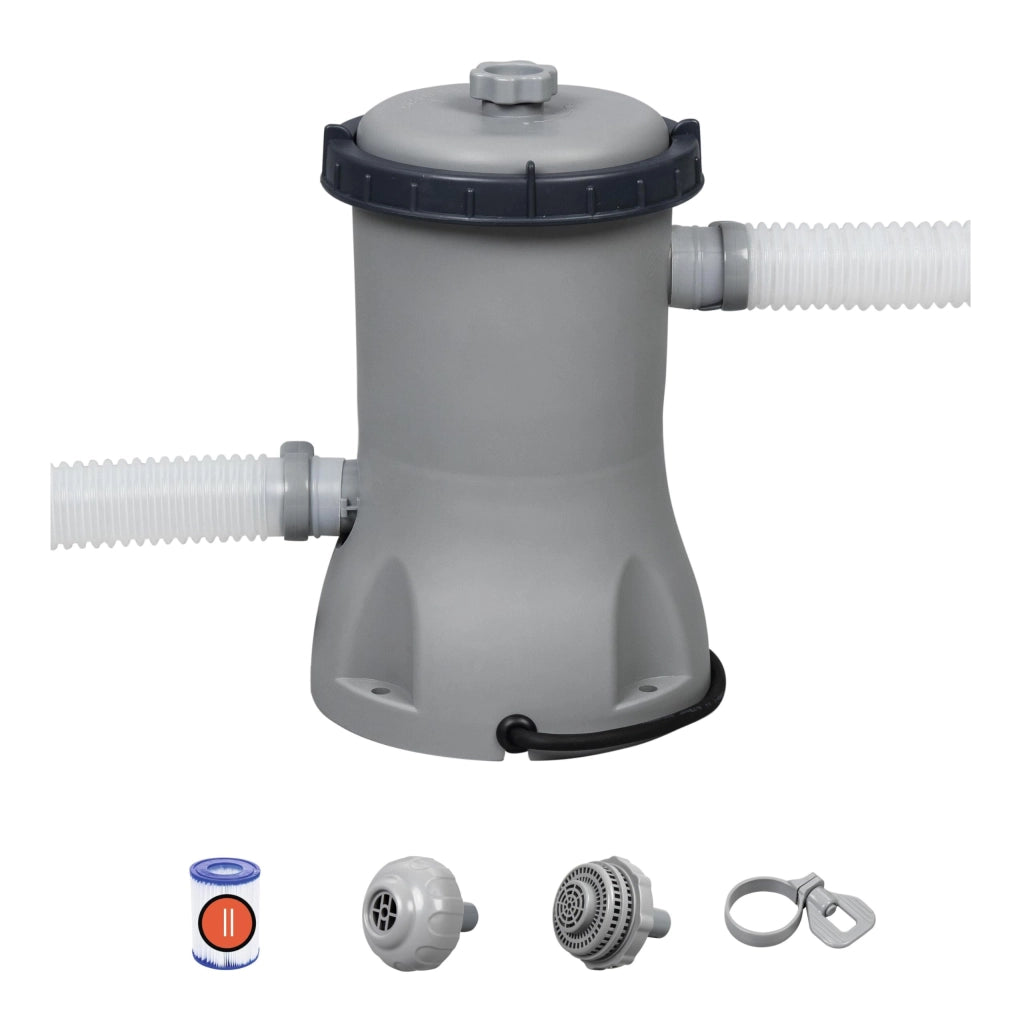 Pompa ART.58383 con Filtro a Cartuccia Portata 2.006 Litri per Piscine Fino