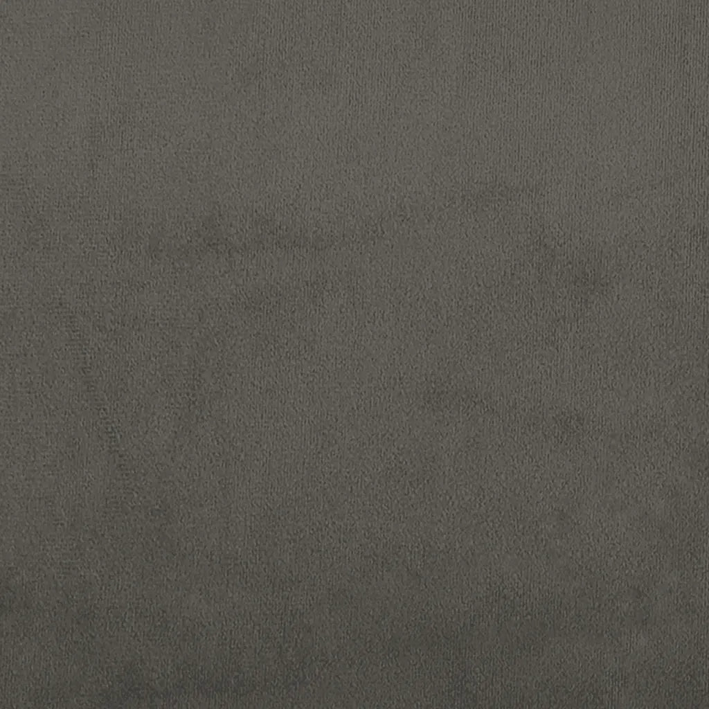 Testiera | Testata Grigio Scuro 80x5x118/128 cm Velluto