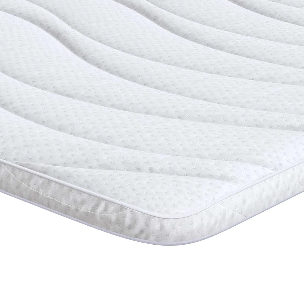 Topper per materasso Bianco 80 x 200 cm Tessuto a maglia CFW2592724