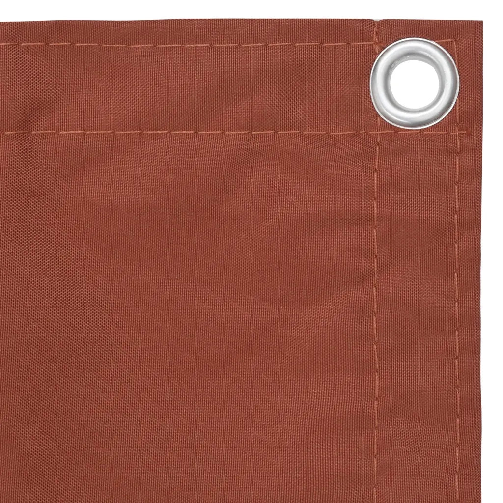 Schermo da balcone | Paravento da Balcone Terracotta 120x500 cm Tessuto Oxford