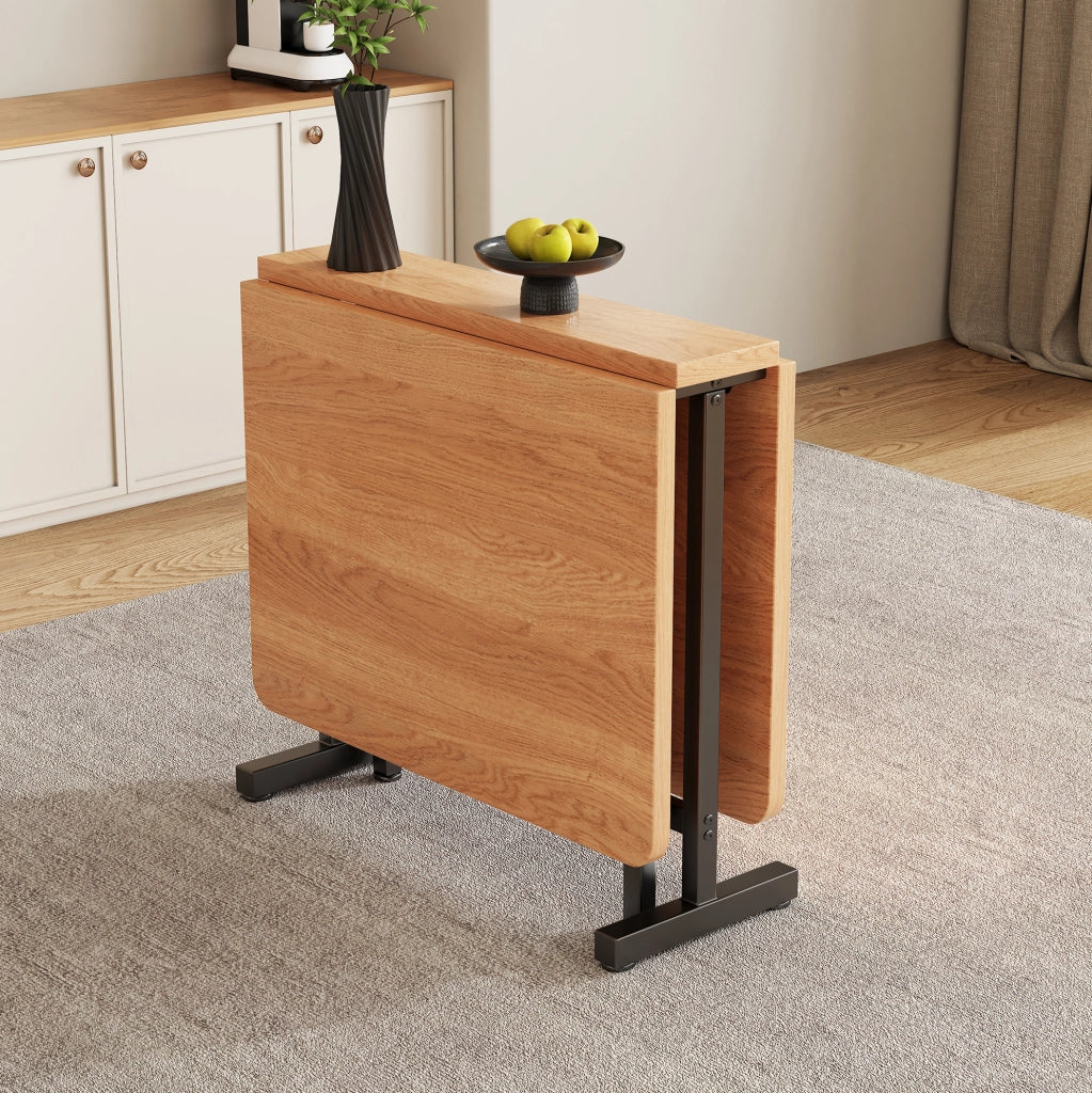 Tavolo da pranzo allungabile e pieghevole; MDF; colore rovere bianco americano