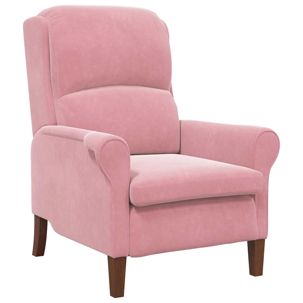 poltrona Rosa 76 x 94 x 102 cm Velluto