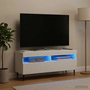 Mobile TV LED HAARLEM 100 x 35 x 43 cm Bianco 896985