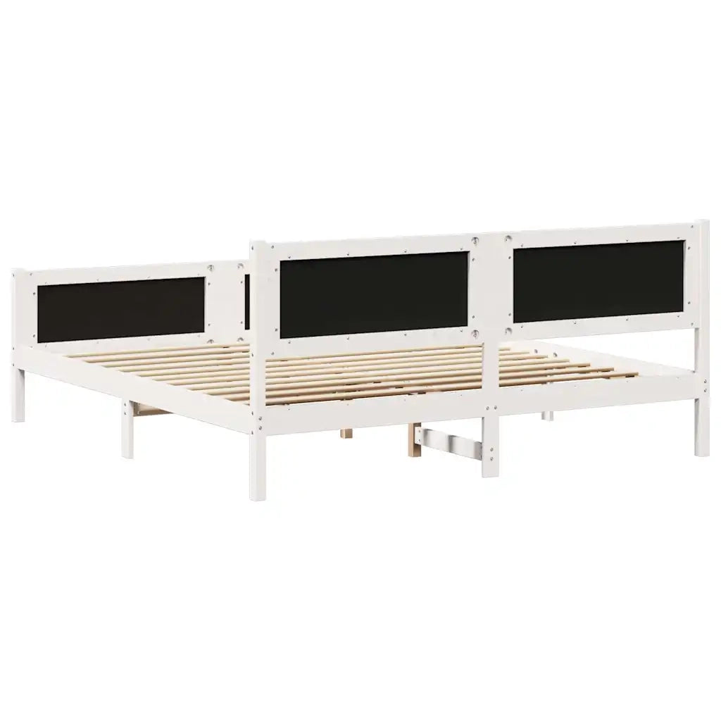 Letto matrimoniale | Letto per adulti | Struttura del letto Grigio chiaro 160 x 200 cm Pino massello