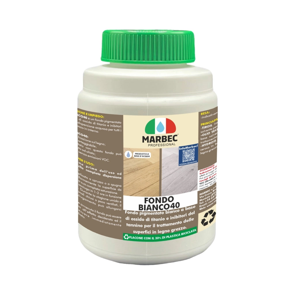 Fondo bianco per legno interno FONDO BIANCO40   1KG