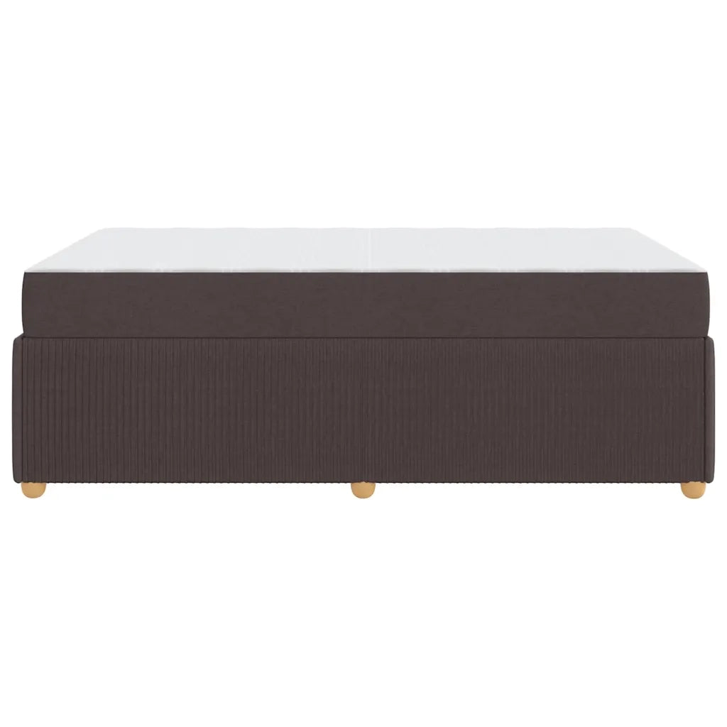 Letto matrimoniale | Letto per adulti | Struttura del letto Marrone Scuro 120 x 200 cm Tessuto