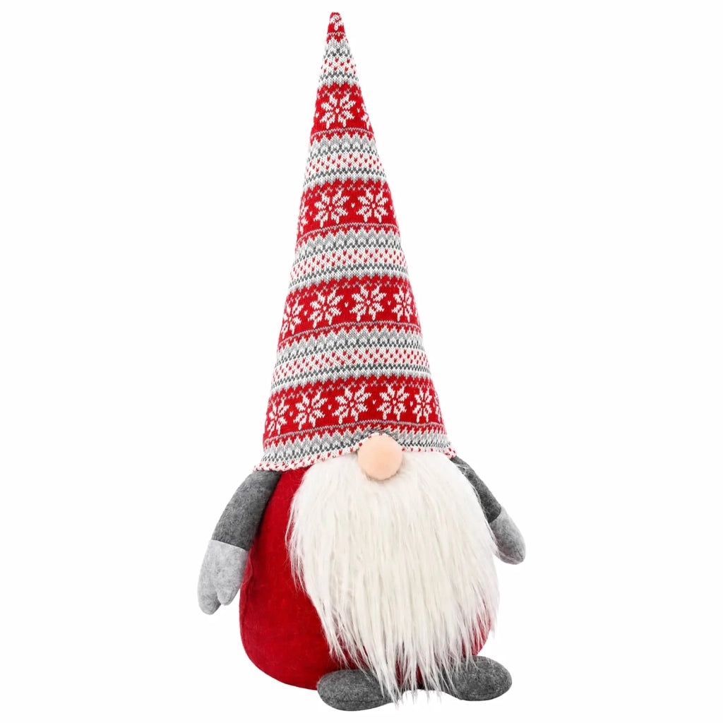Gnomo di Natale Rosso 80 cm Poliestere 42050775