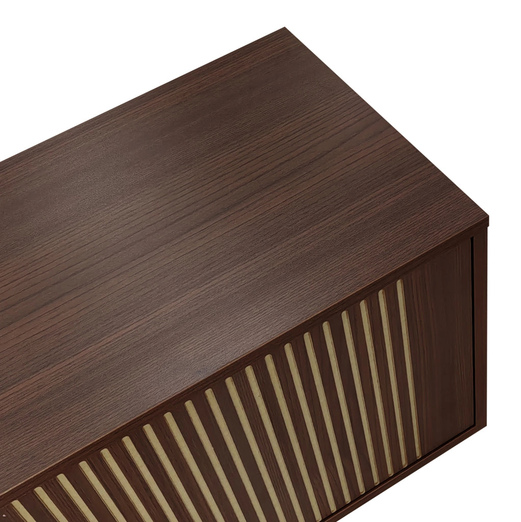 Mobile TV moderno con LED, Bluetooth e app, 200 cm