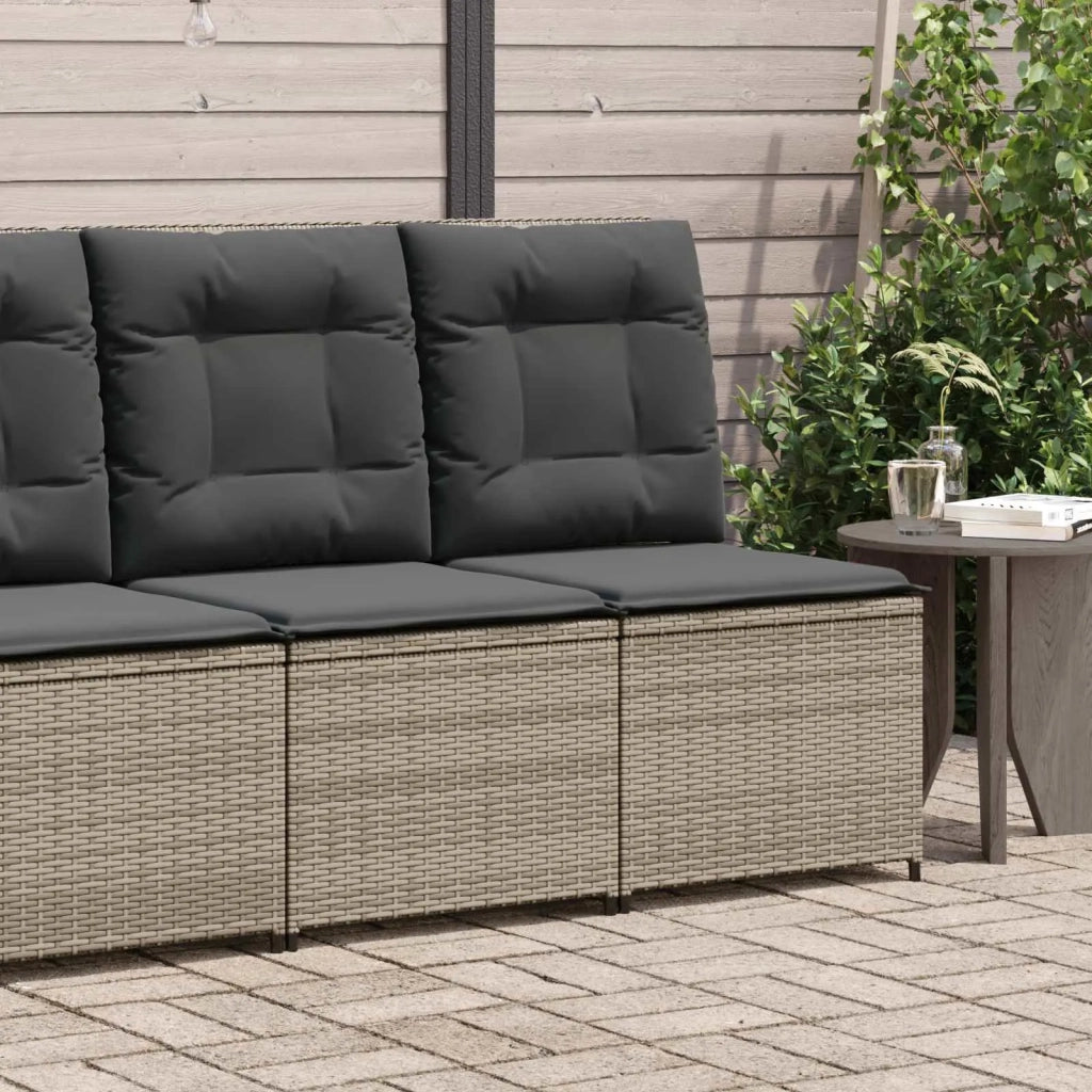 Divano da giardino Grigio polyrattan 3394478