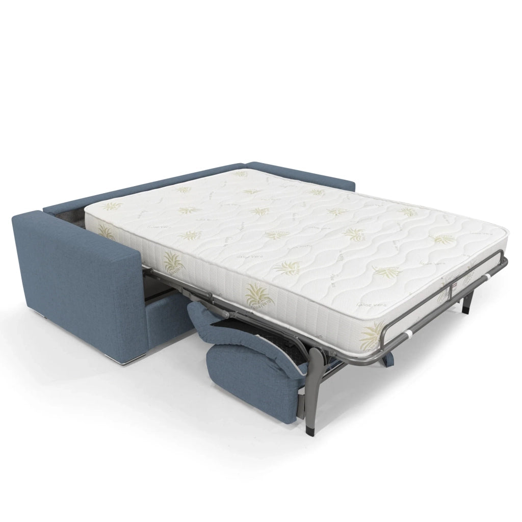 Nixon Divano letto c/mat. H 20 cm 220 cm (mat. 160x197) Blu