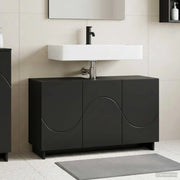 Mobile da bagno Nero 101 x 41 x 58 cm Legno multistrato 8011622