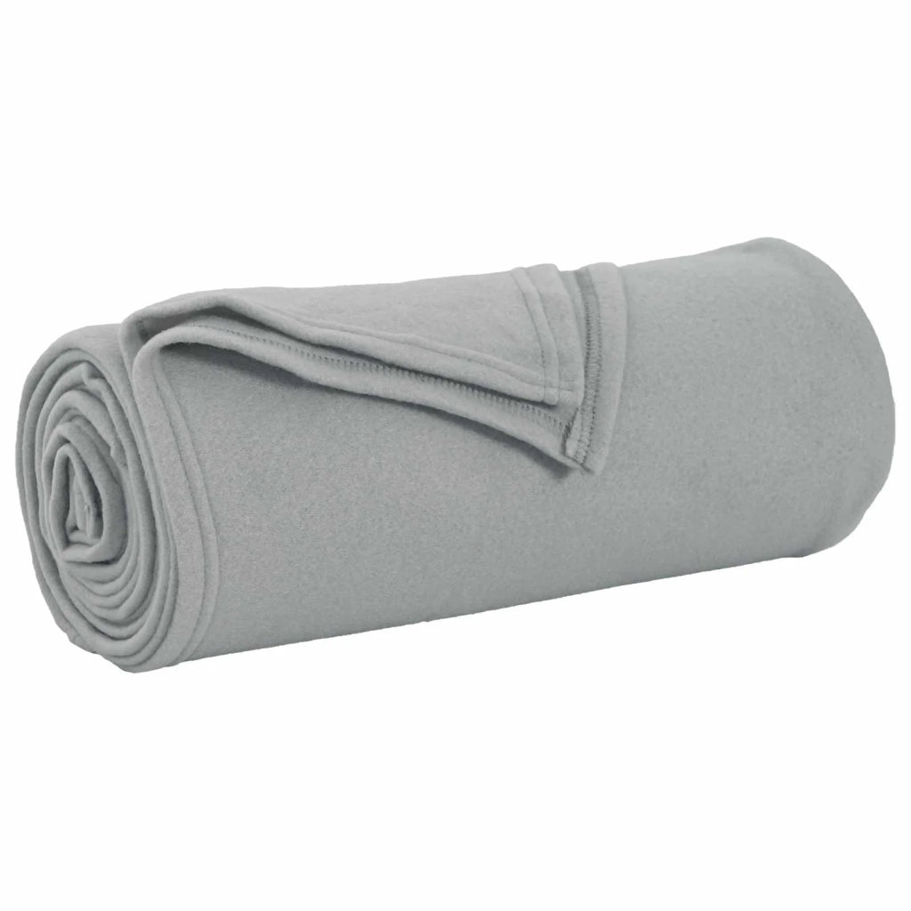 Coperte da Pile 24 pcs Grigio 200 x 150 cm Panno