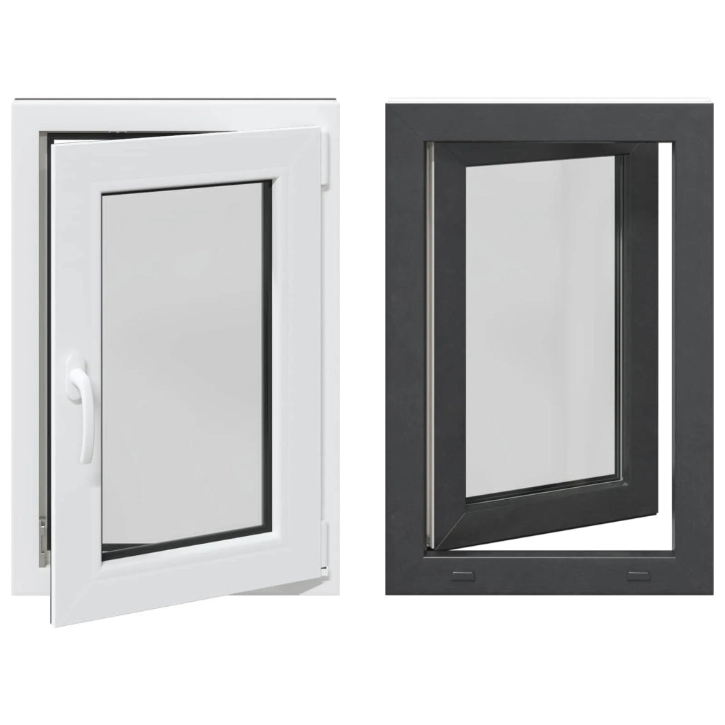 Finestra per Soffitta RISOR 60 x 80 cm PVC e Vetro Antracite CFW9237073