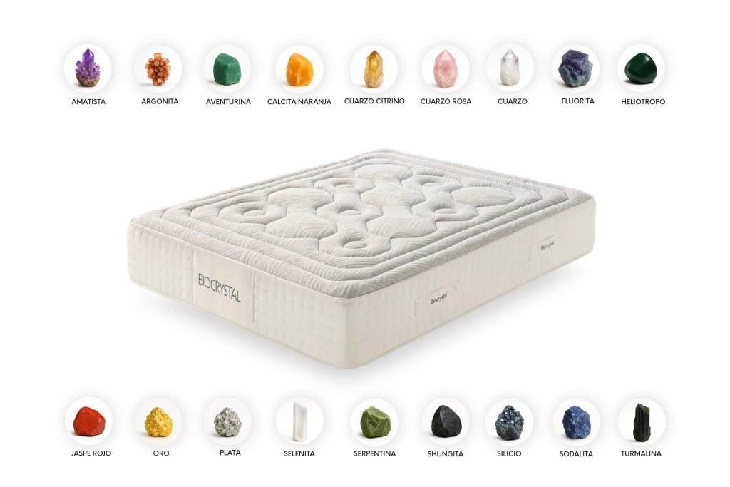 Materasso viscoelastico Biocrystal Selenium 30 - 180X200 cm - Moonia