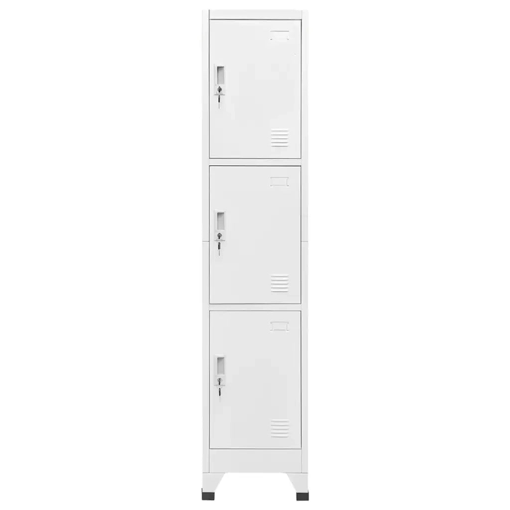 Armoire à casier avec 3 compartiments 38x45x180 cm