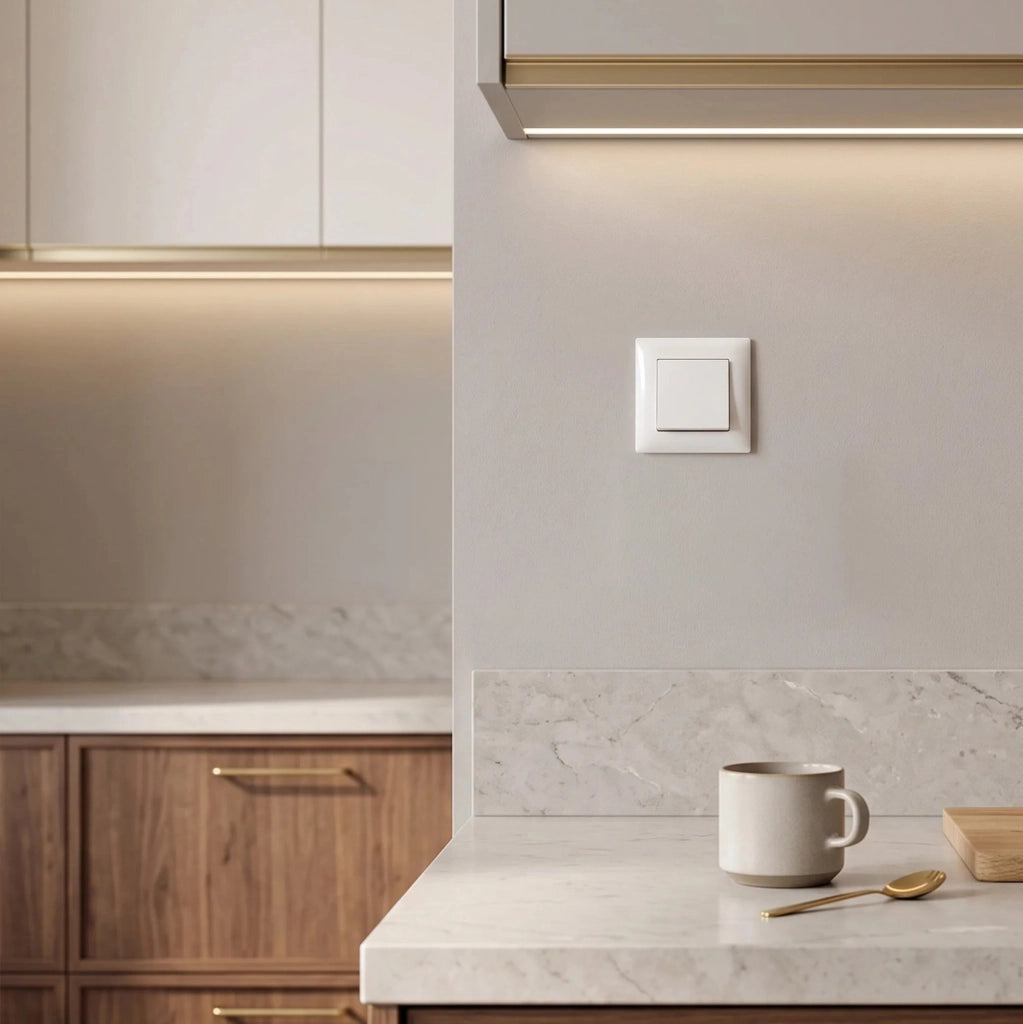 Interruttore Singolo Oste Jnh006-w White