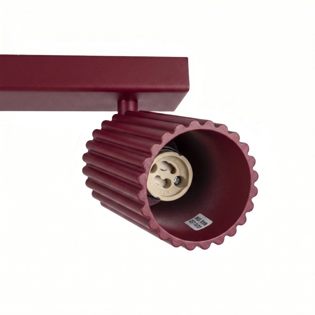 Plafoniera KARBON 6L bordeaux