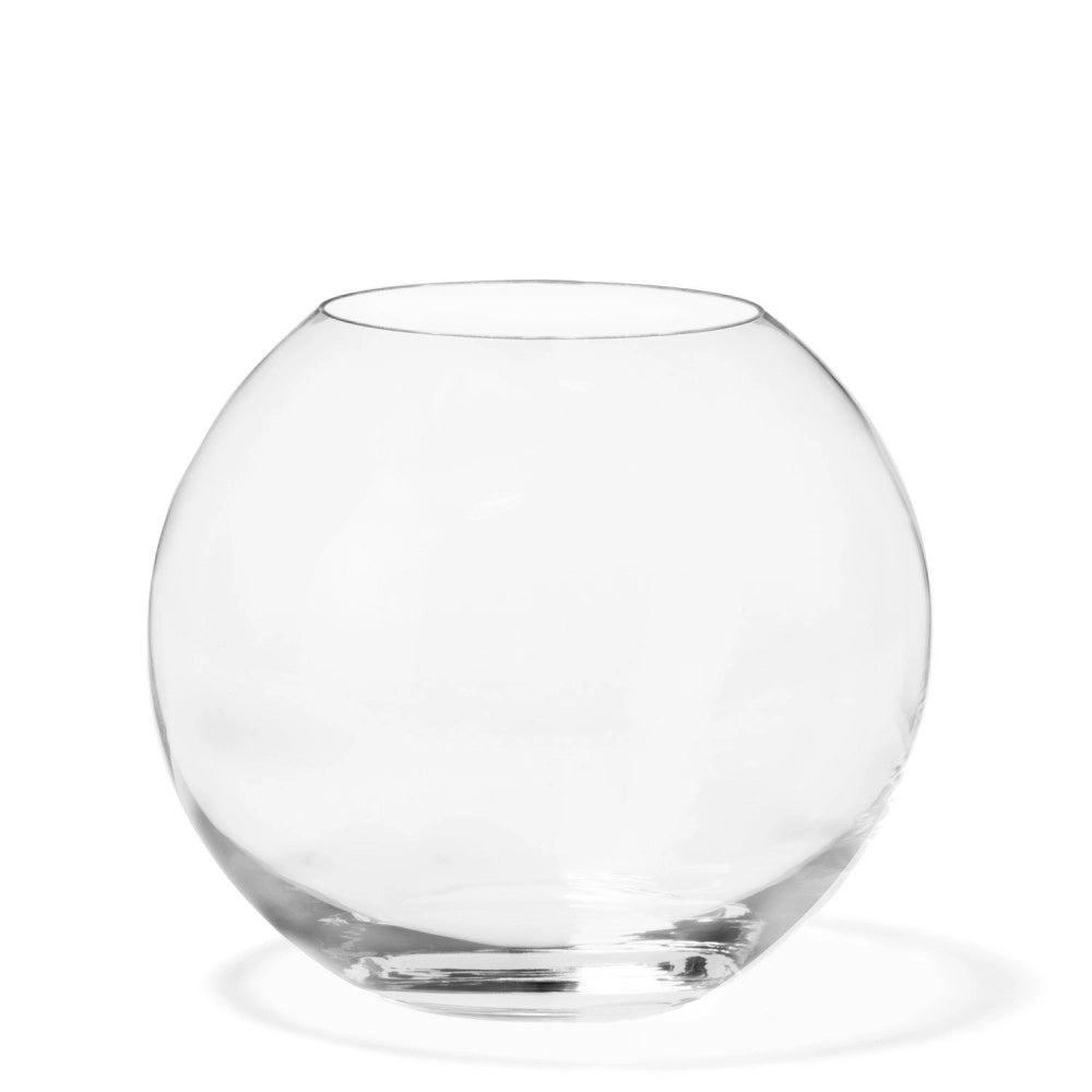 Trade Shop - Ampolla Boccia Per Pesci In Vetro 12 Cm Acquario Pesce Rosso Centrotavola -