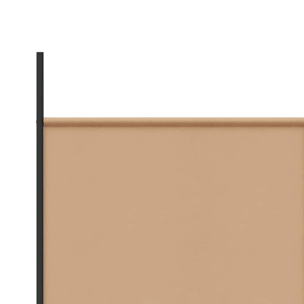 Paravento a 3 pannelli Beige 150 x 180 cm Tessuto 42039215
