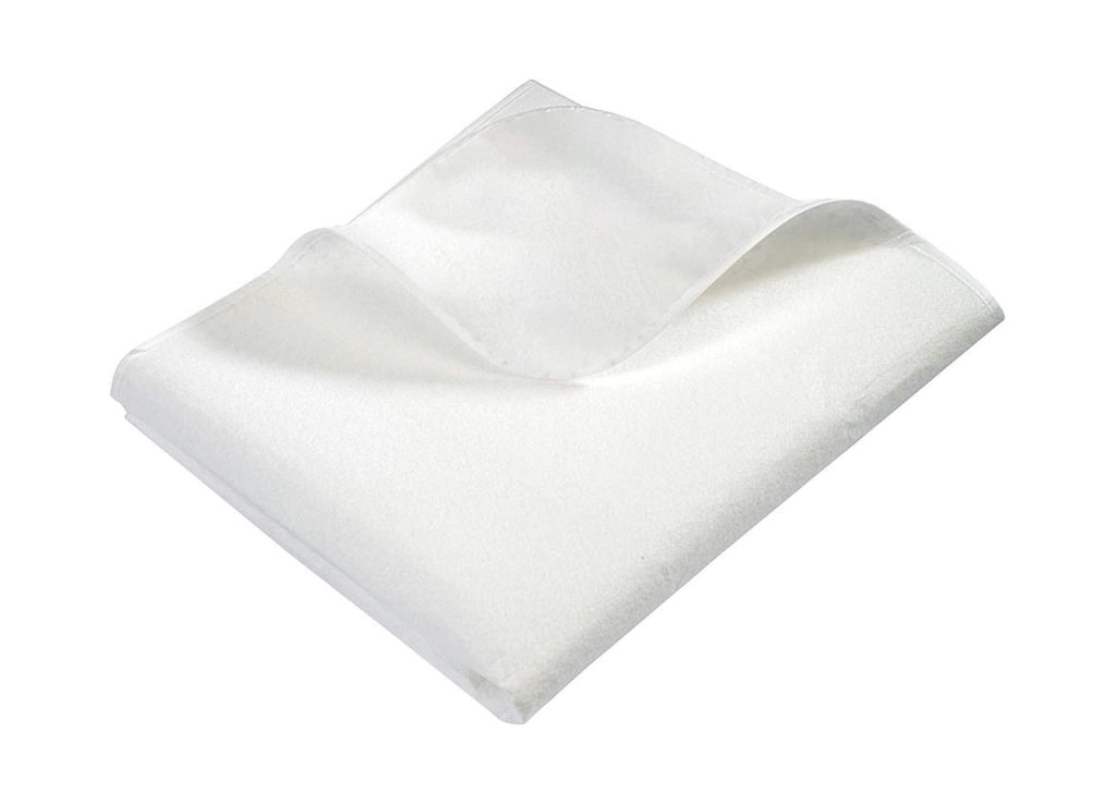 Coprirete In Feltro Anallergico Traspirante Con Lacci E Ganci Proteggi Doghe Lavabile Antiacaro Prodotto Italiano - Bianco - 130x190cm