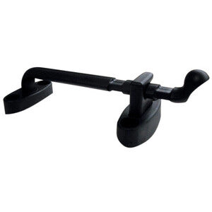 BL FERMAIMPOSTE IN PLASTICA BRUCO NERO 2 PZ- ESIN PLAST- 4,0 blister